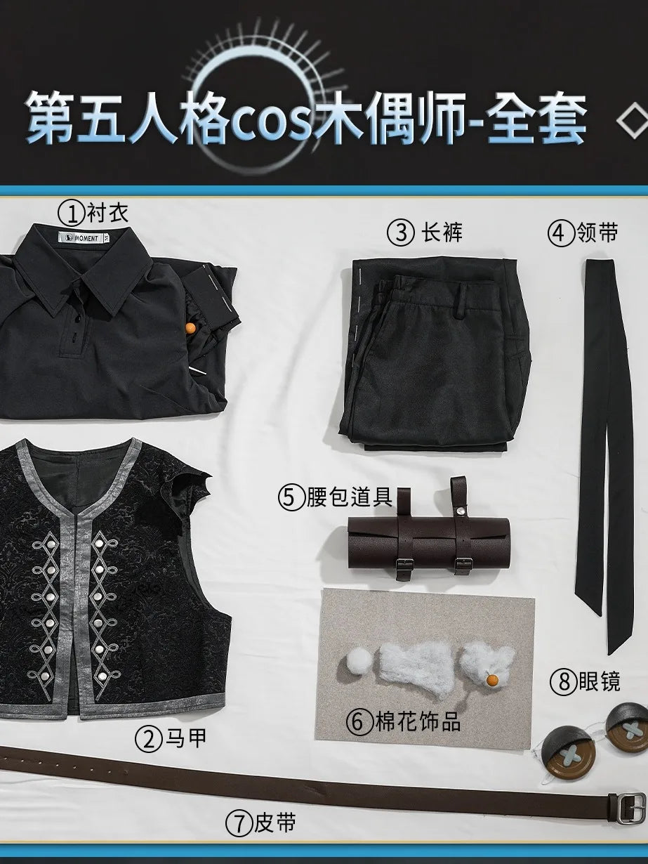 Game Identity V Mindhunters Matthias Costume Fancy Suit Hallween Uniforms Aime Custom Made - View 6