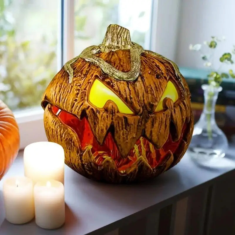 Thrilling Pumpkin Decoration Sound Lifting Pumpkins Head Light