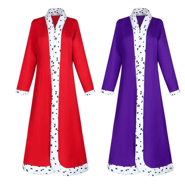 The Amazing Digital Circus Kinger Costume Purple Red Robe for Adults Kids Fantasy - Y234 purple / L
