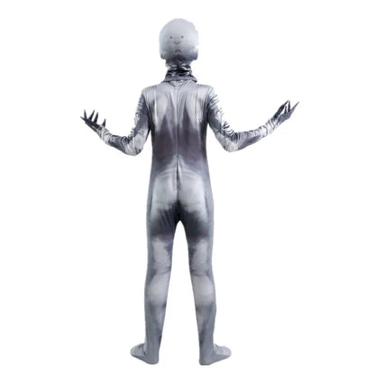 Halloween Ghost Skin Costume, Shadow Demon Bodysuit Costume for Kids Dress Up Party Grim Reaper Costume Scary - product image 6