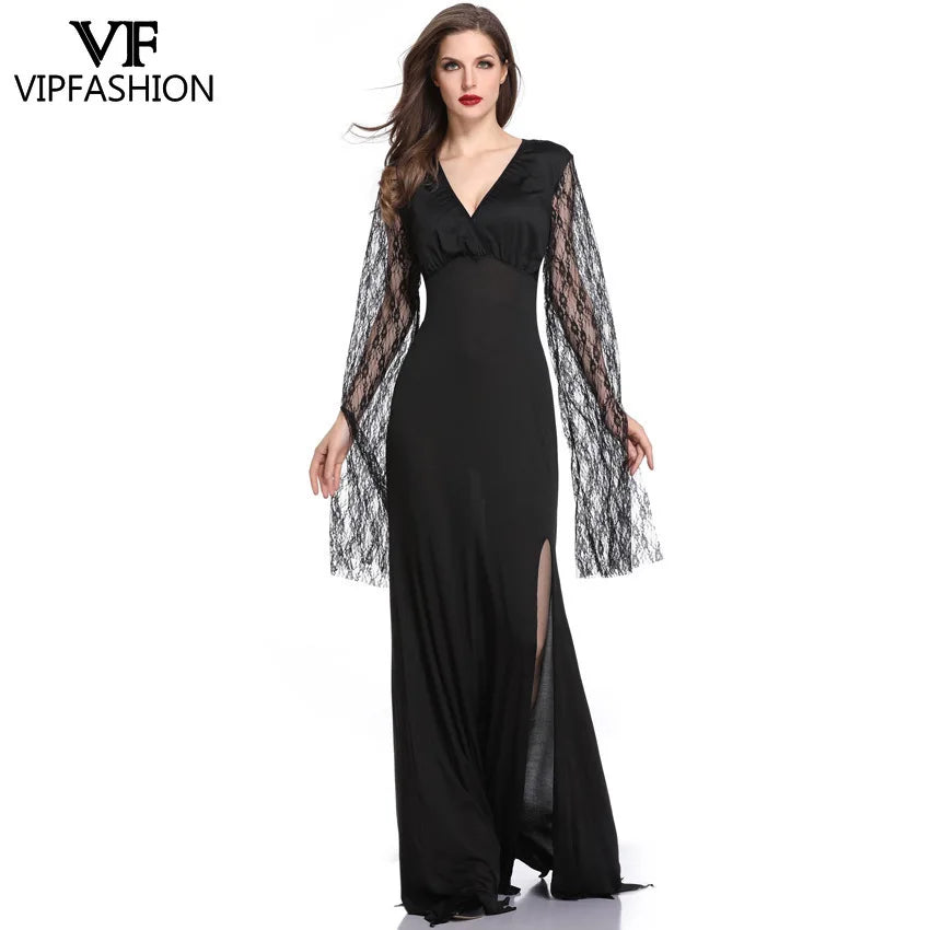 Vip Demon Witch Vampire Bride Gothic Women's Uniform Halloween Costume - product image 6