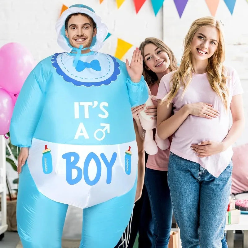 Pink & Blue Baby Inflatable Family Halloween Costume - product image 5