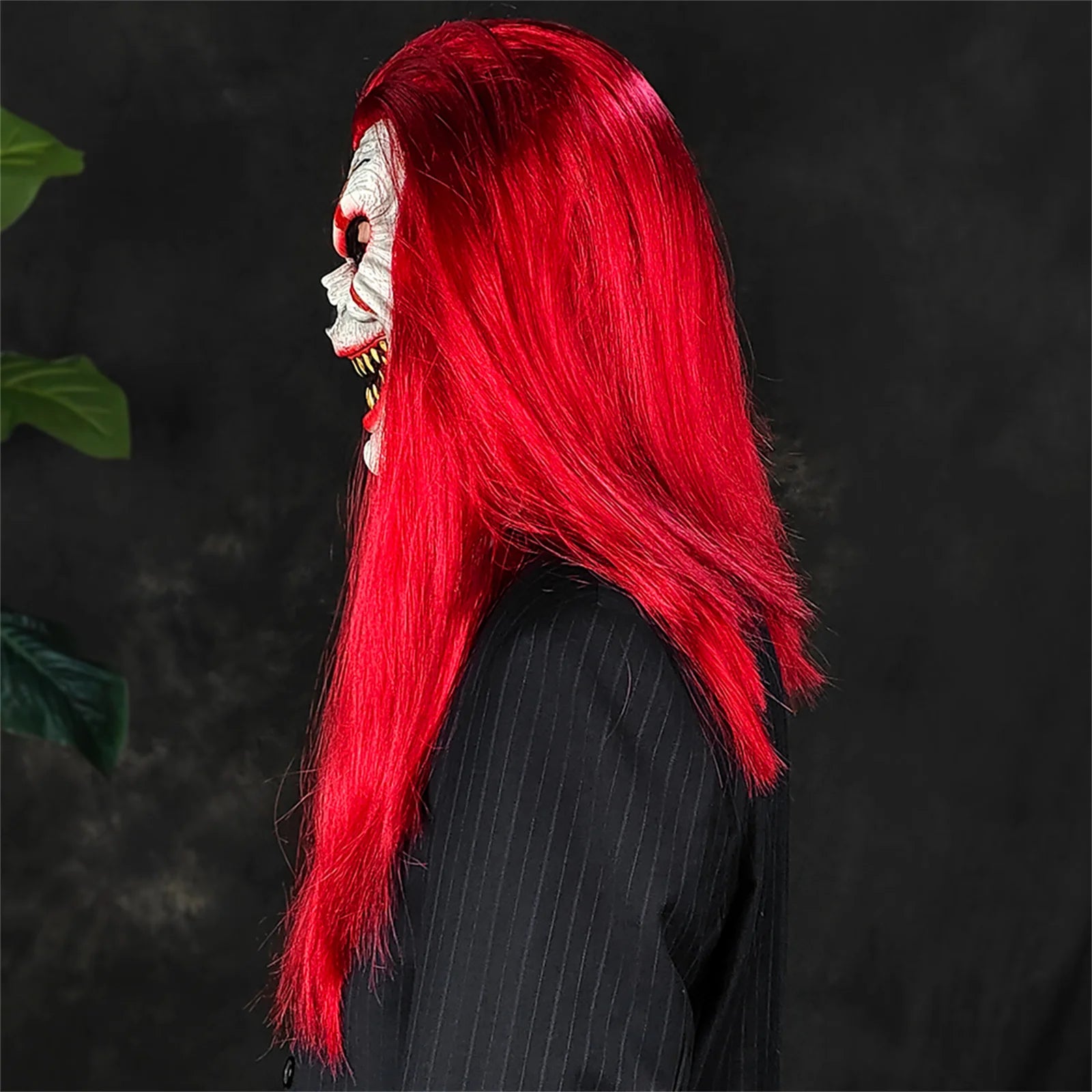 Collector's Grade Hand-Painted Red Haired Clown Mask – Natural LatexHalloween