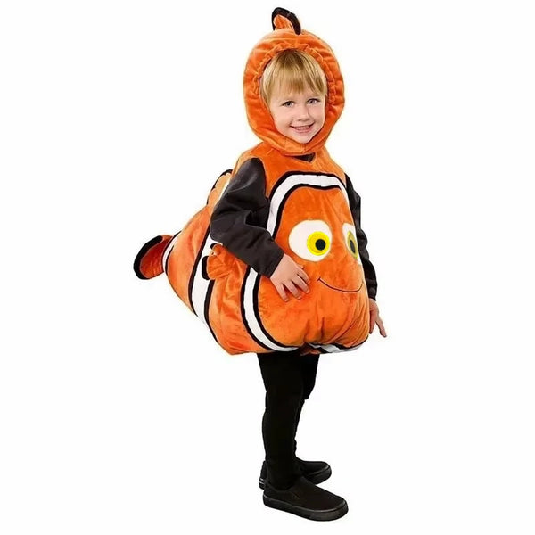 Toddler Clown Fish Costume Cute Baby Adventure Performance Costume Halloween Dress Up - 02 / L