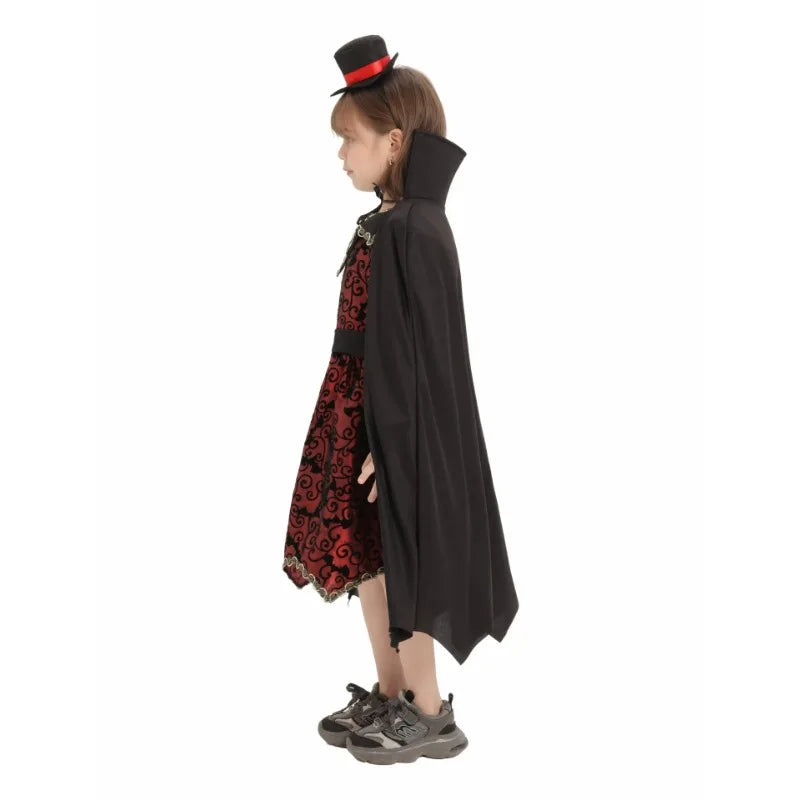Kids Vampire Dracula Costume – Boys & Girls Halloween Dress-Up