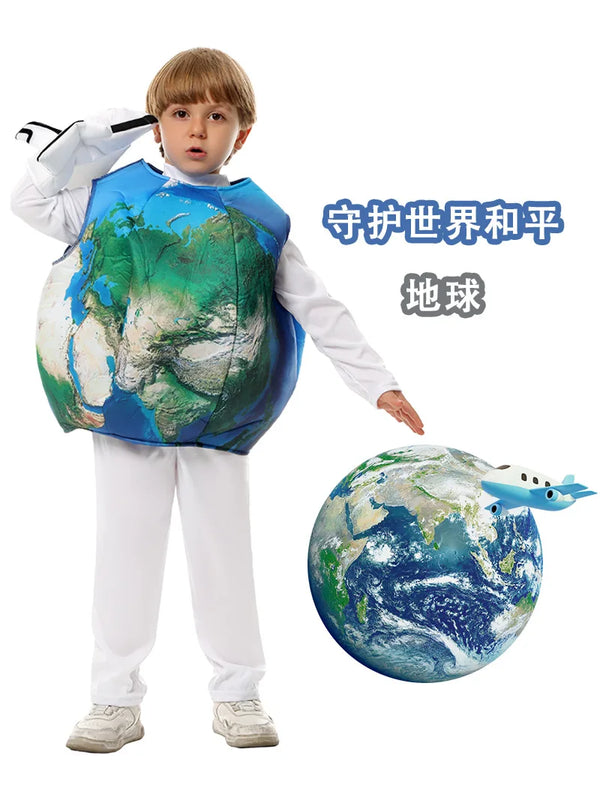 Kids' and Day Sports Games Defending the Earth World Peace Costume