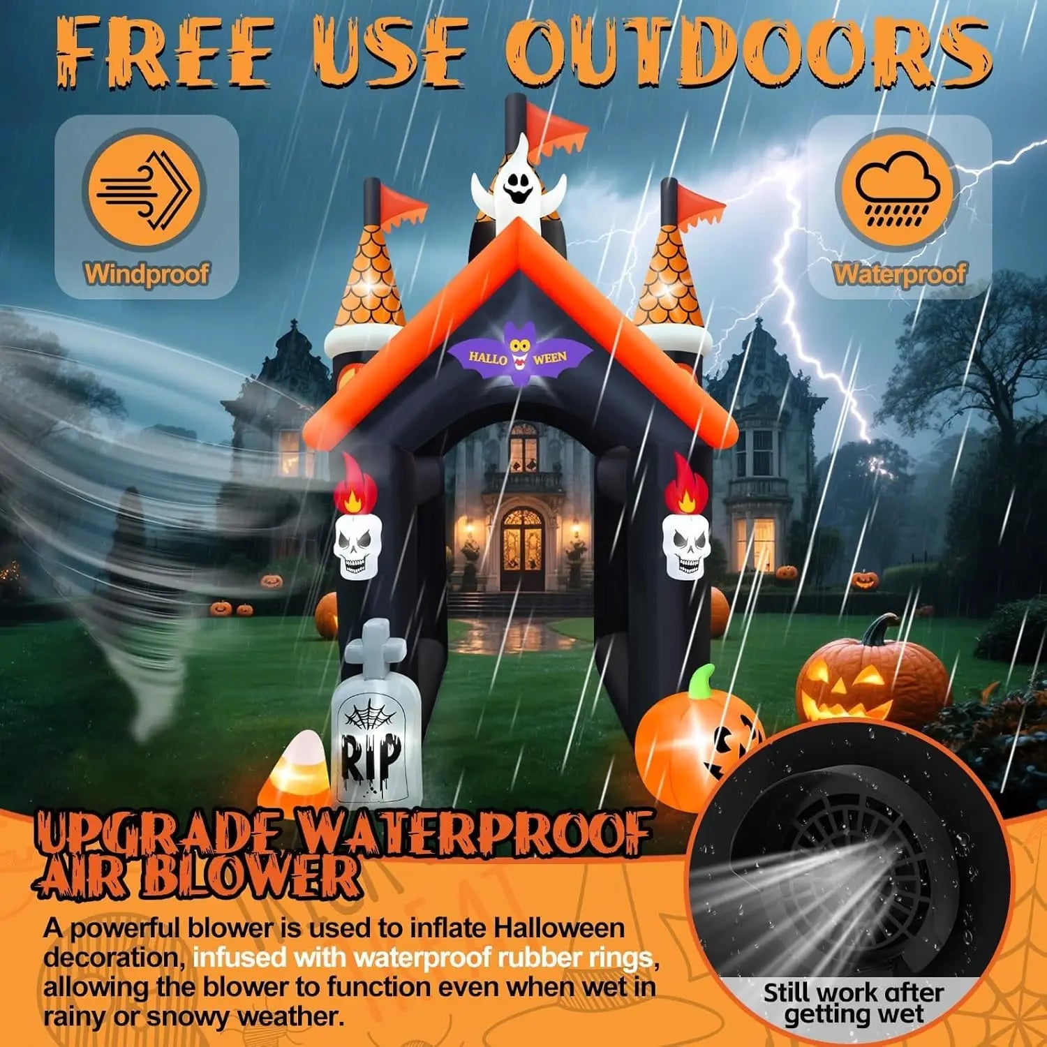 12 Ft Halloween Inflatable - product image 4