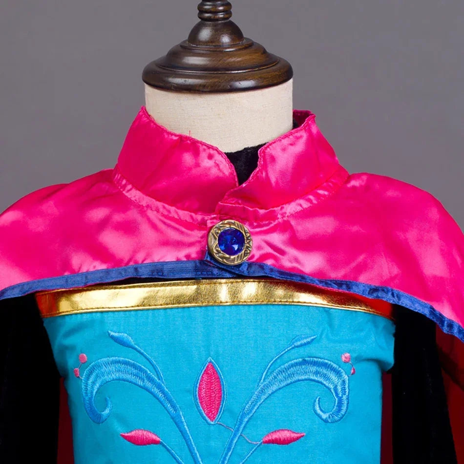 Girls Ice Queen-Inspired Halloween Costume Dress