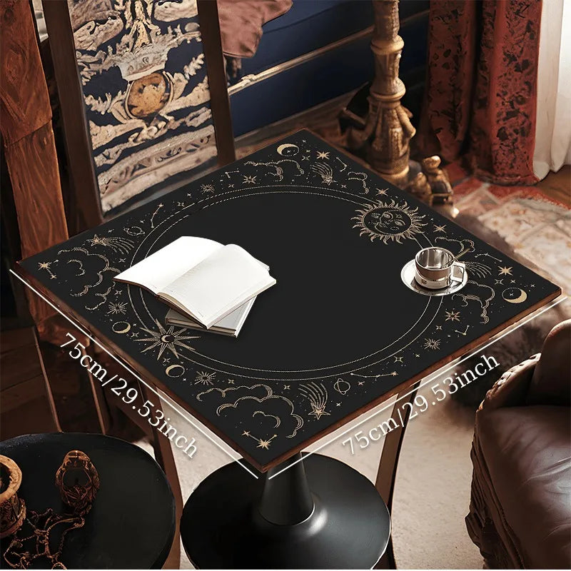 Sun & Moon Celestial Tarot Altar Cloth