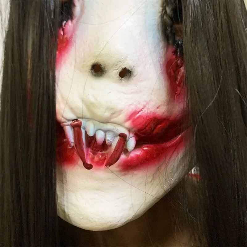 Halloween Horror Face Mask Toy Props for Men and Women's Costume Bar Accessories Escape - View 3