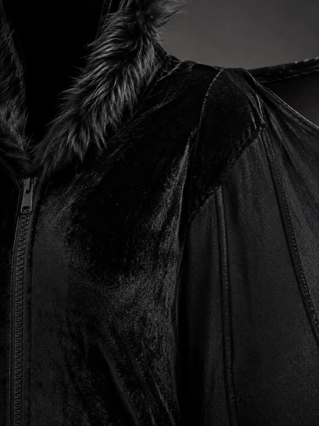 Women's Gothic Bat Costume – Hooded Winged Jumpsuit & Cape