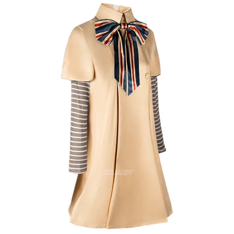 M3GAN-Inspired AI Doll Costume | Girls & Women Halloween Dress