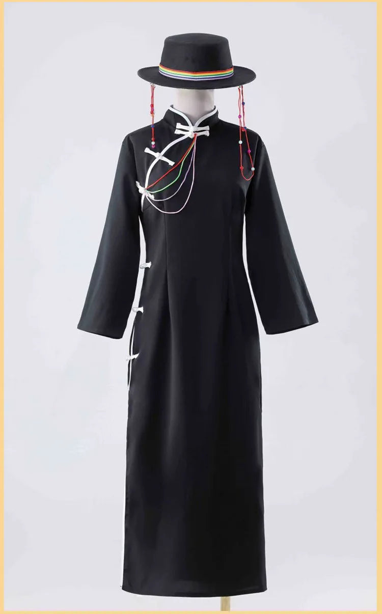 Chinese Horror Game Liyuting Cosplay Costume Cheongsam Suits Halloween Carnival Fancy Outfit - product image 6