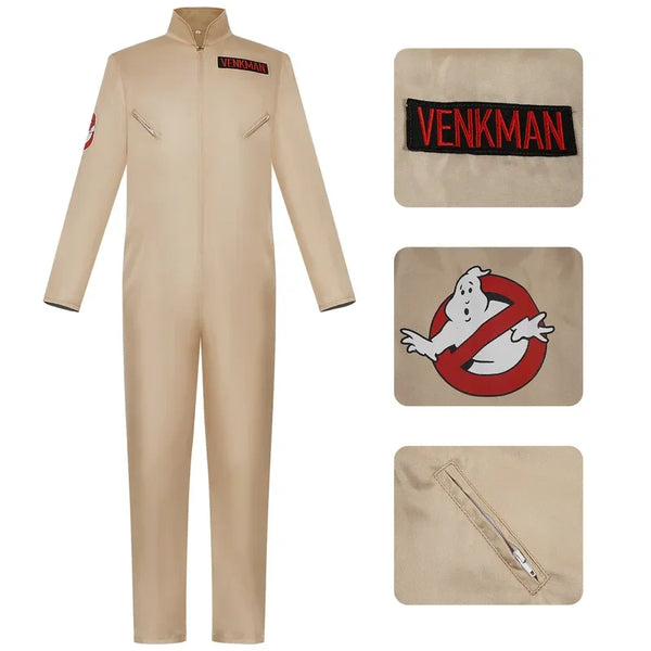 paranormal ghost hunter Costume Jumpsuit Halloween Costume - Only clothing / S