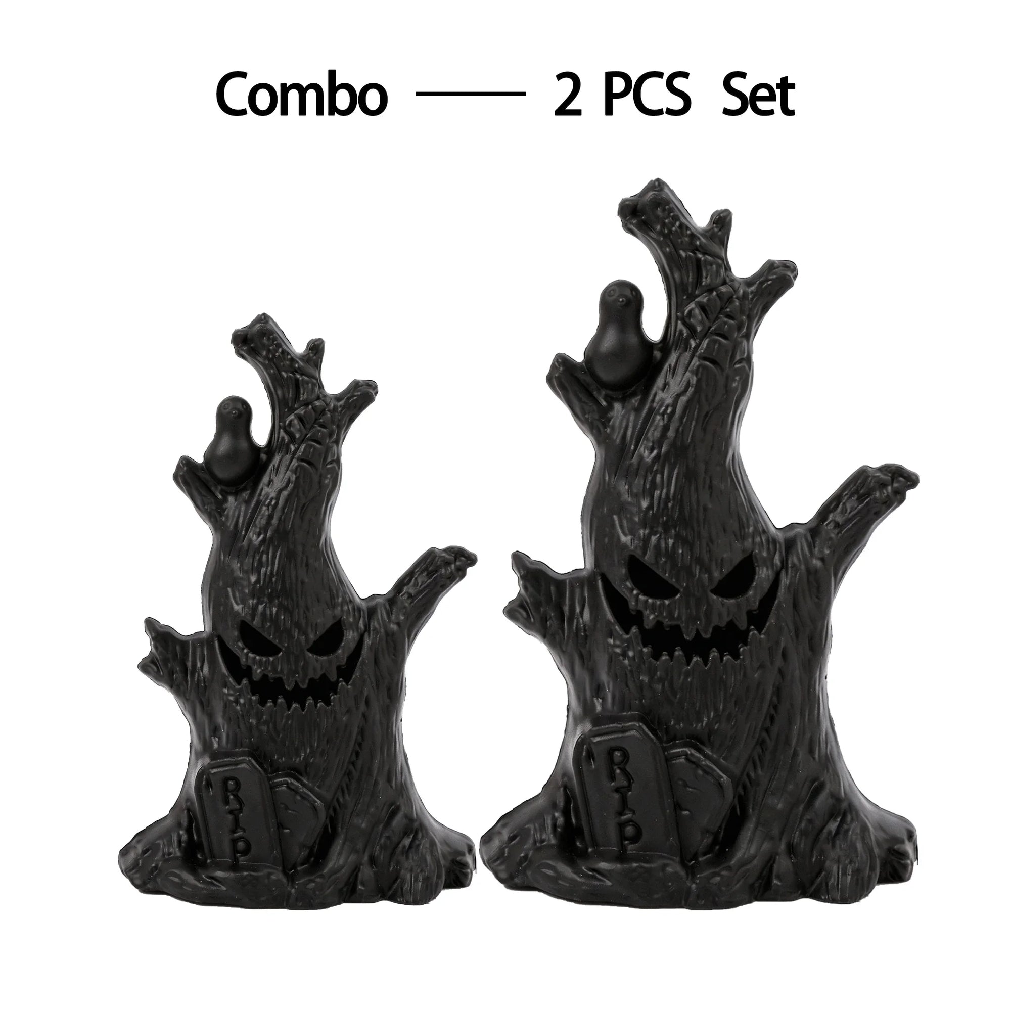 Light Up Halloween Tree Decoration Creepy Tree Figurine Battery Operated - product image 7