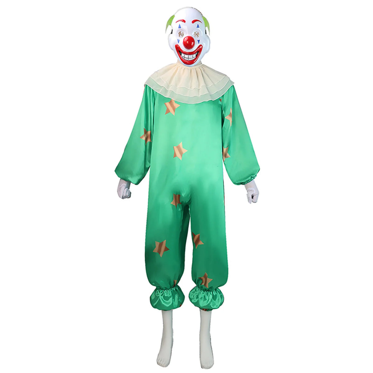 Clown Jumpsuit Costume with Mask for Kids & Adults - product image 7