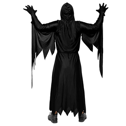 Halloween Ghost Costumes Adult Children Cosplay Clothing Scream Ghost Dress Up Props Prom Reaper Cosplay Death Costumes