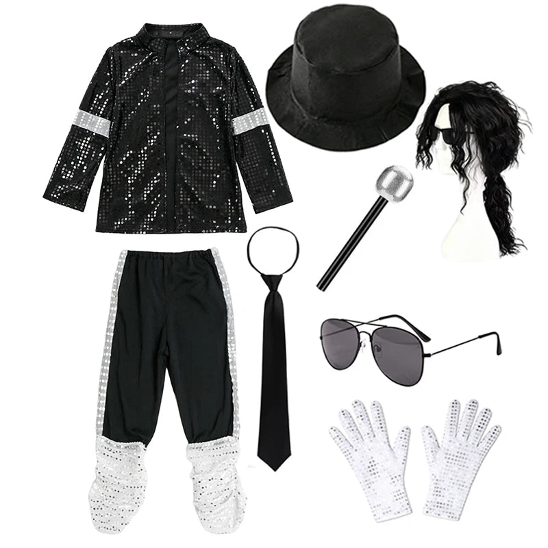 Iconic Pop Star-Inspired Boys' Halloween Costume Set for Kids - product image 7