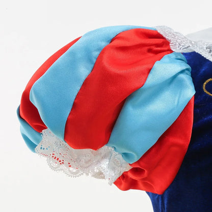 Snow White Girls' Princess Cape Halloween Costume Dress