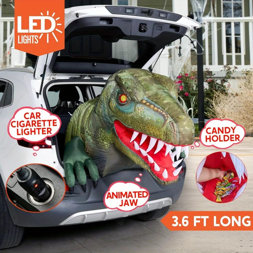 Animated Dinosaur LED Halloween Inflatable Animatronic - product image 2