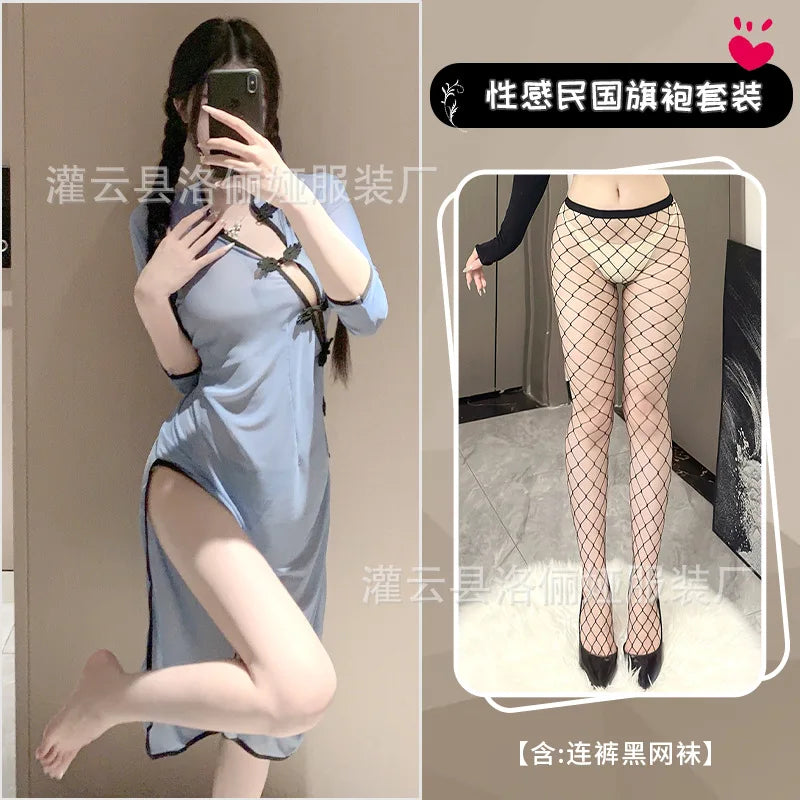 Women's BDSM Christmas Costume - alternate view 9