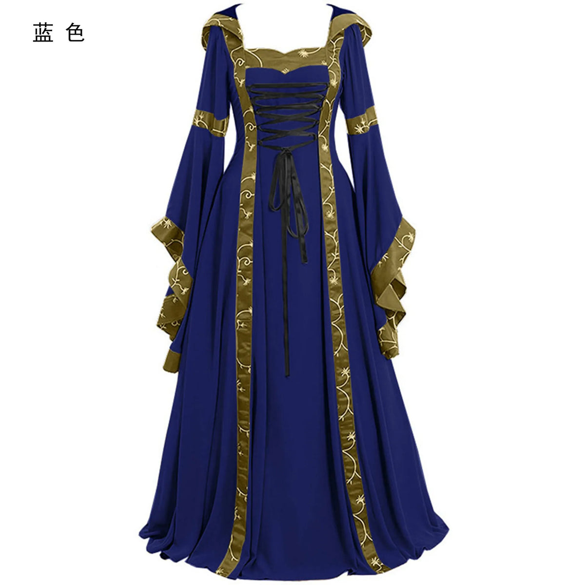 Women's Medieval Dressing Big Swing Vintage Long Sleeve Hollow - product image 14