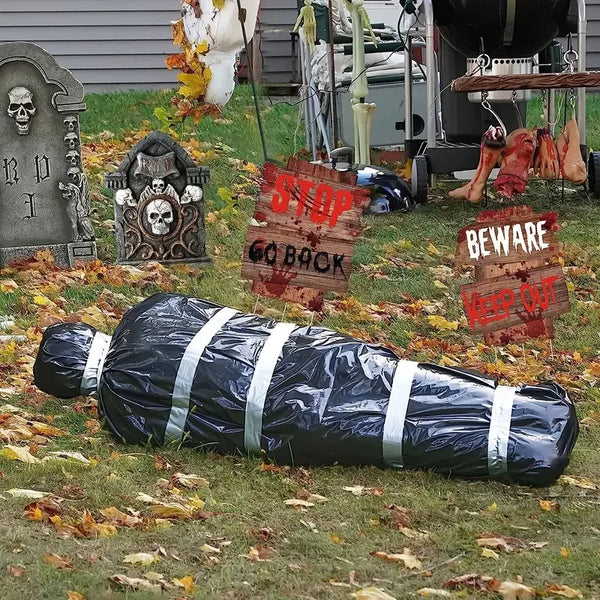 Halloween Horror Dead Body Prop Outdoor Haunted House Fake Corpse Scary Decoration for Yard Garden Party - product image 1