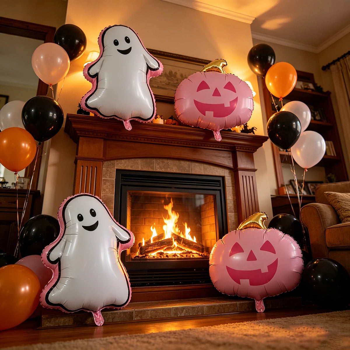 Foil Balloon Trick Treating Haunted House Halloween Decoration - product image 3