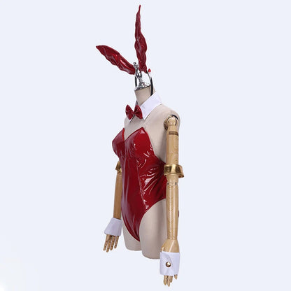 Bunny Girl Cosplay Costumes Women Sexy Leather Bodysuit Suit Lovely Jumpsuit Uniform Halloween Clothing