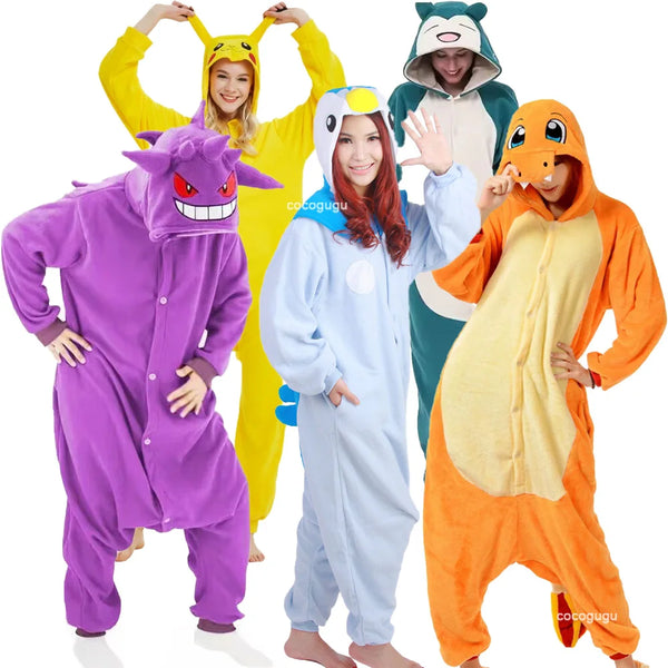 Pokemon-Inspired Adult Onesie Costumes | Pikachu, Gengar & More