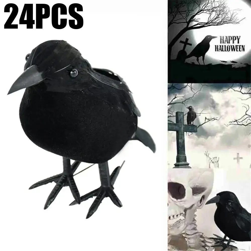 Decoracion Simulation Black Crow Raven Halloween Costume