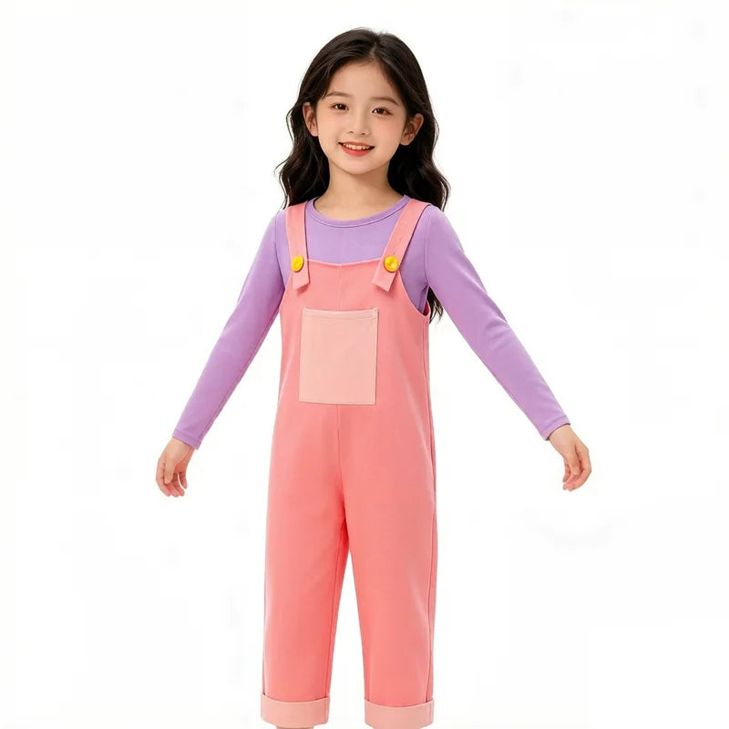 Anime Amazing Digital Circus Jax Cosplay Costume Set With Top Pant Mask For Halloween Party Overalls - product image 3