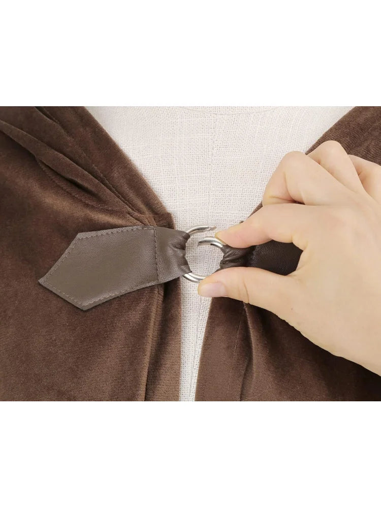 Medieval Victorian Velvet Hooded Halloween Cape - product image 4
