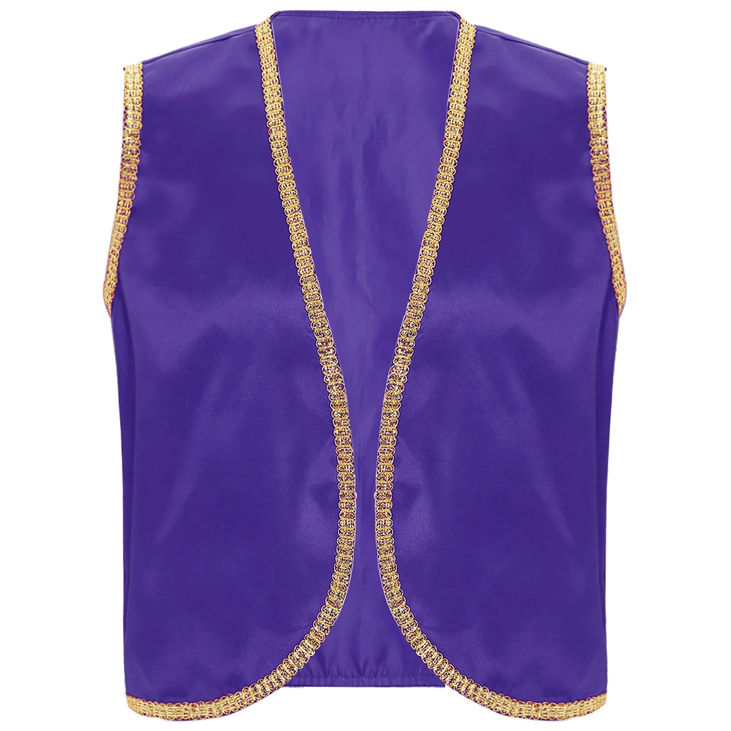 Men's Toad Game Character Open Front Loose Vest Waistcoat Costume - alternate view 15