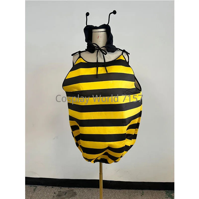 Family Animal Costumes for Men Women Halloween Fancy Bee Costume Outfits Adults Toddler - YELLOW / 47.2 in (120 cm)