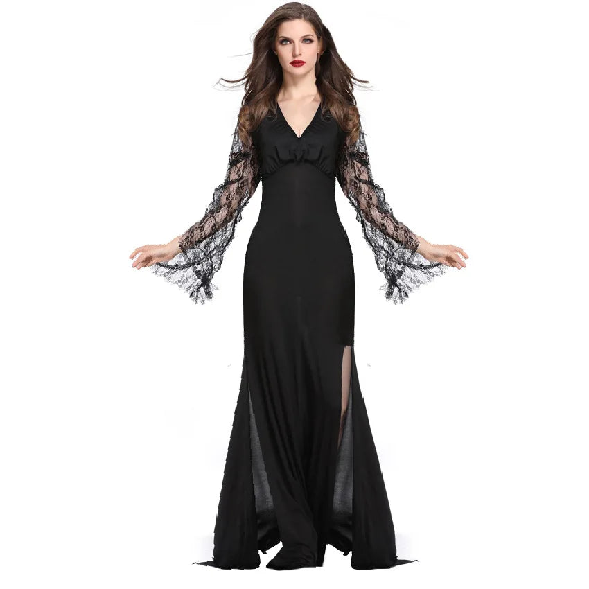 Vip Demon Witch Vampire Bride Gothic Women's Uniform Halloween Costume - product image 7