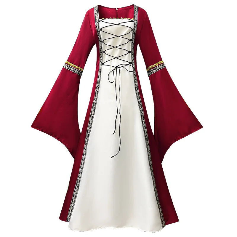 Women's Medieval Lace Full-Skirt Costume - alternate view 9