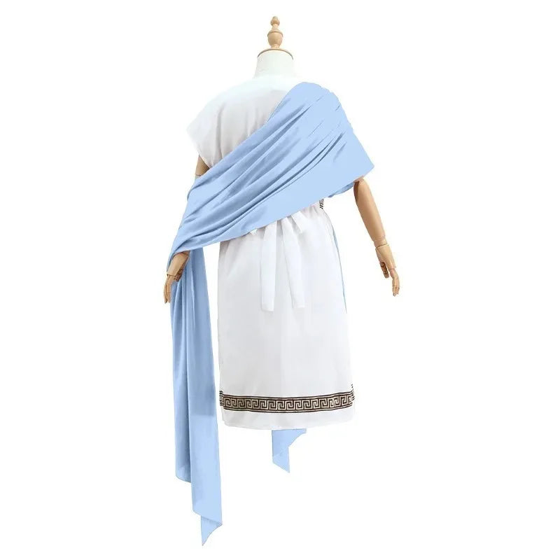 Kids' Greek Mythology Shawl Belt Headwear Suit Costume - alternate view 6