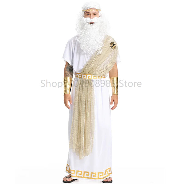 Halloween Costume Deluxe Costume for Men Book Week Halloween Costumes Adult Dress - Adult Wig / M