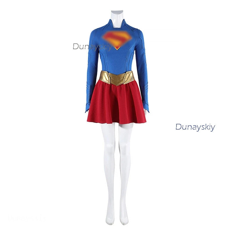 Women's Superhero Cape & Skirt Halloween Costume Set
