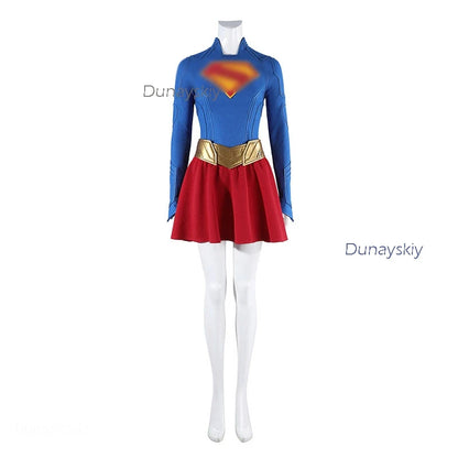 Kara Cos Superhero Cosplay Cape Skirts Fullset Clothing girl Anime Manga 2026 New Halloween Carnival Women Roleplay Uniforms