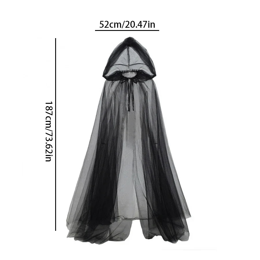 Vampire & Witch Halloween Costume - black / M - product image 6