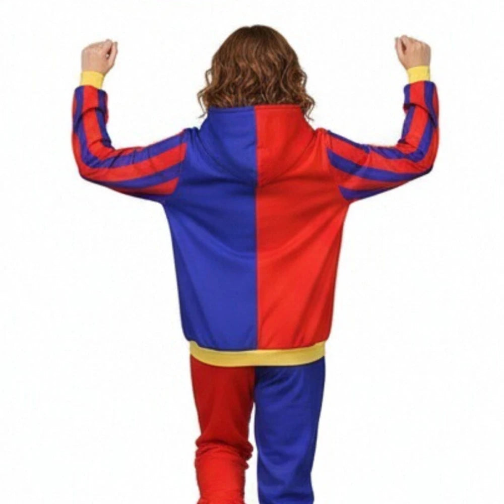 Women's Pomni Cosplay Costume Men Pomni Hoodie Cartoon Character Clowns Pullover Sweatshirt Halloween - product image 4