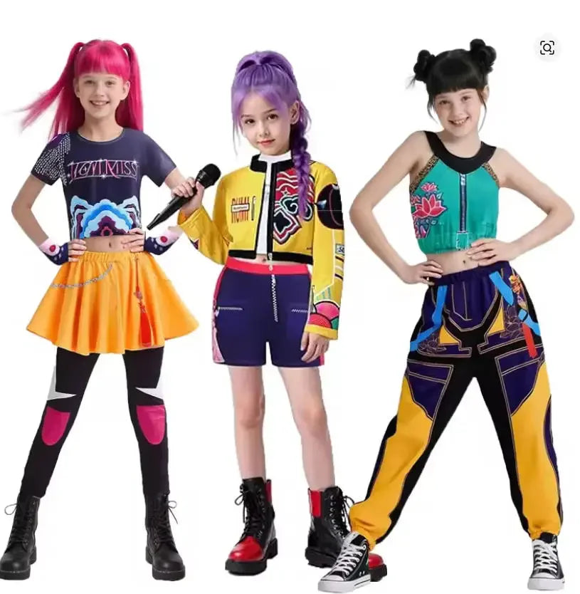 Girls' kpop Outfit Mira Cosplay for Stage Halloween