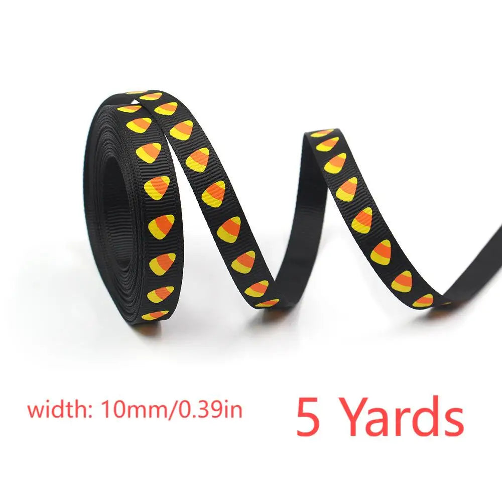 10mm Halloween Ribbon Halloween Party Scene Decoration Bow Headpiece DIY - product image 9