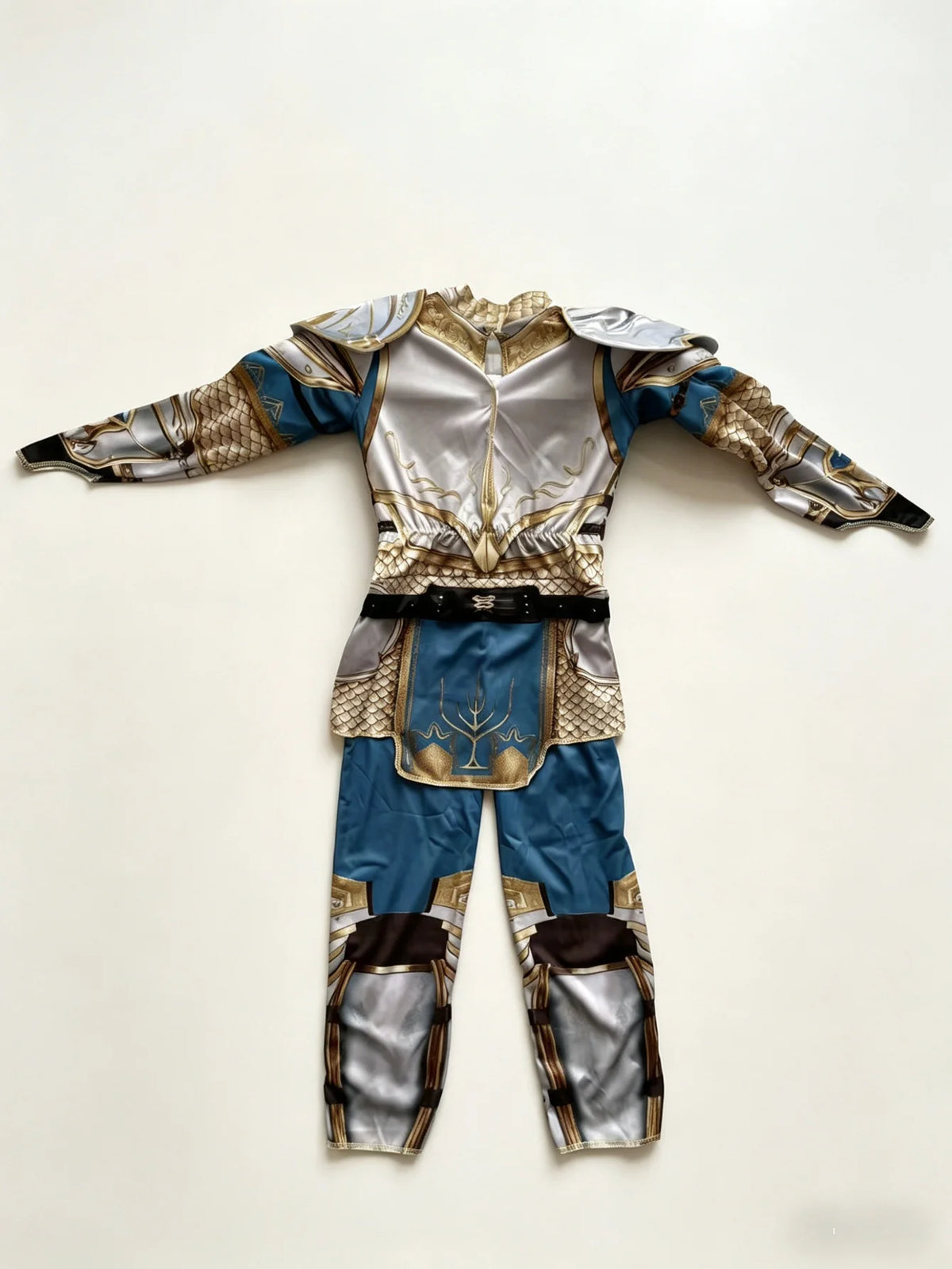 Kids Medieval Knight Costume Boys Warrior Armor Fancy Dress Outfit