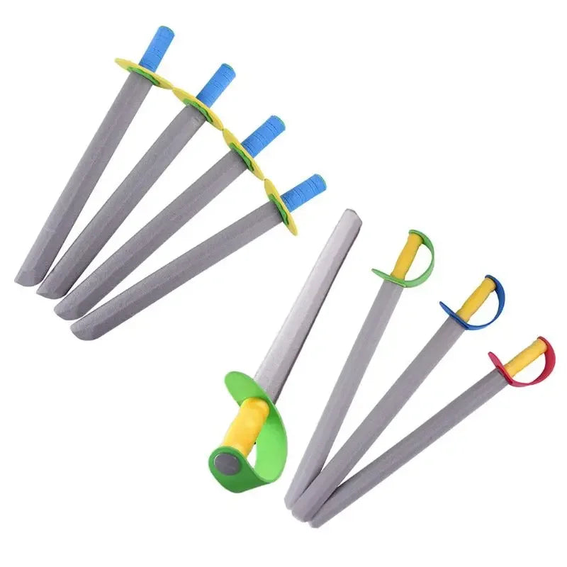 4 Pcs Foam Sword Shield Toy Set Performance Props Foam Swords Kids Birthday Party Activities Event Favors Prop - product image 2
