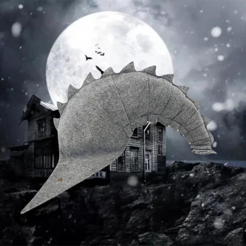 Gray Witch Hat Women Halloween Party Wizard Hat Cosplay Costume Hat Headgear Y08E - product image 1