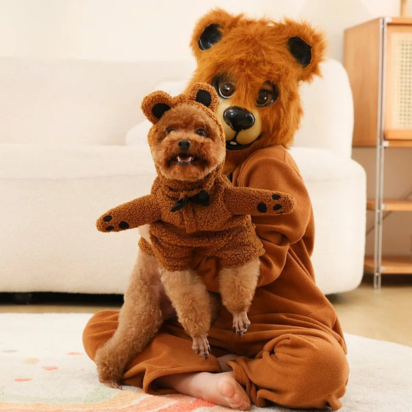 Kids Day Halloween Kids Bear Costume Animal Halloween Furry Cosplay Costume Child Movie Jumpsuit - product image 1