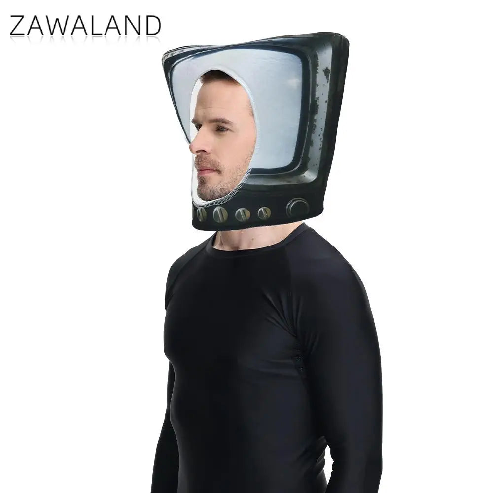 Television Costume Adult Women Men Halloween Outfits Television TV Set Dress Up Sponge - View 4
